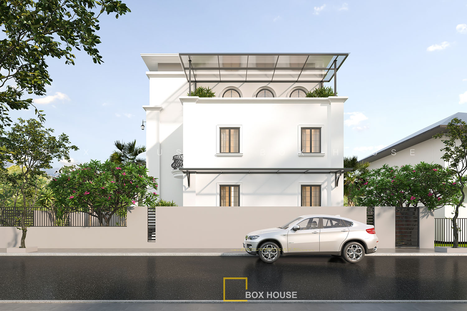 biệt thự 3 tầng đẹp 