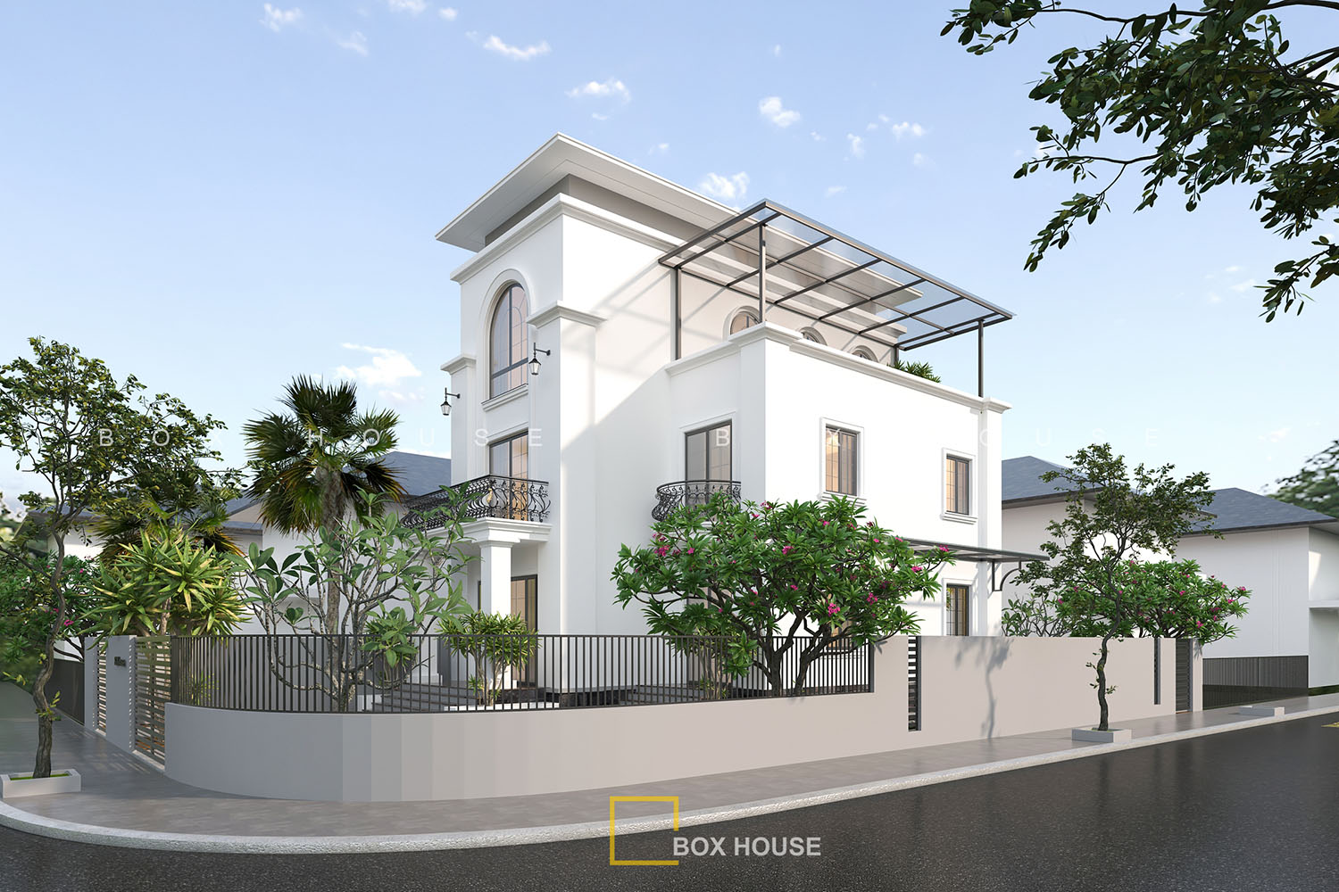 Thiết kế biệt thự phong cách tân cổ