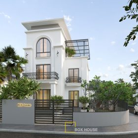 Thiết kế biệt tự phong cách tân cổ