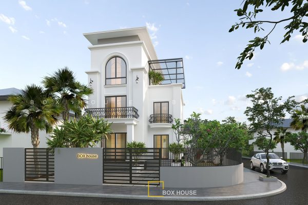 Thiết kế biệt tự phong cách tân cổ