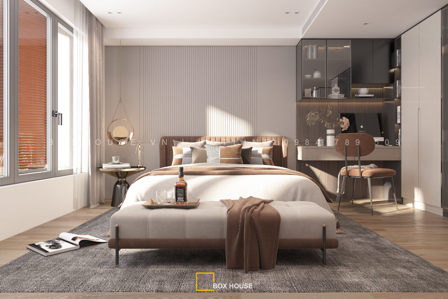 nội thất phòng ngủ hiện đại