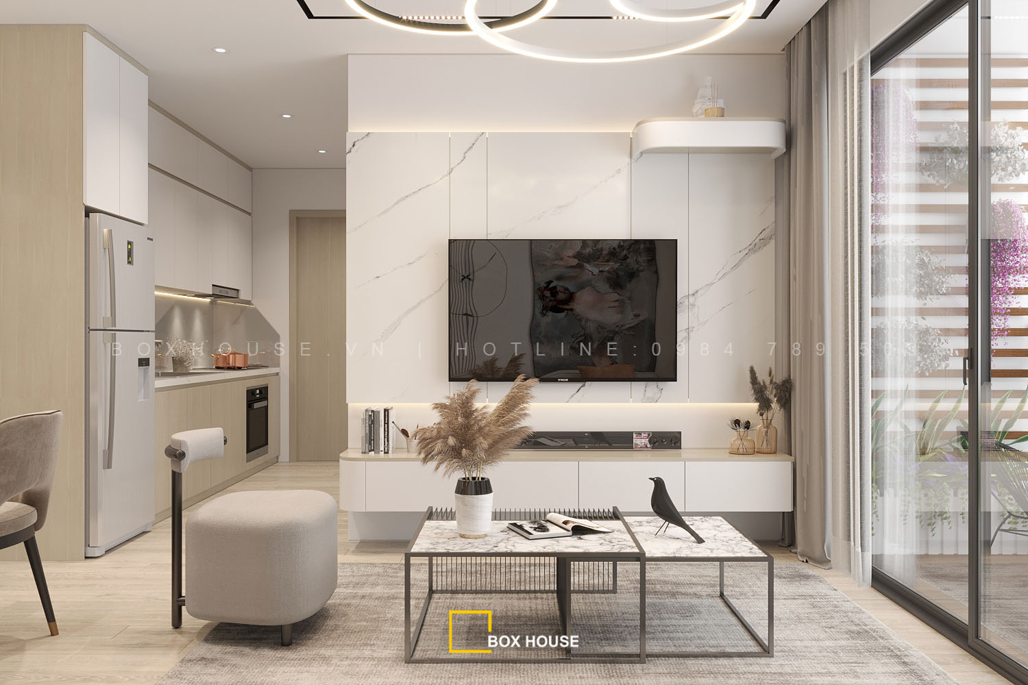 Thiết kế nội thất phòng khách