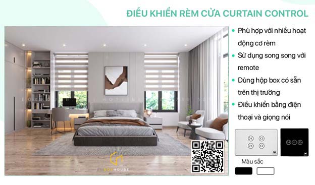 Điều khiển rèm cửa tự động