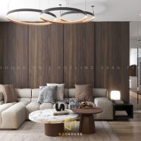 Nội thất phòng khách chung cư 2 phòng ngủ