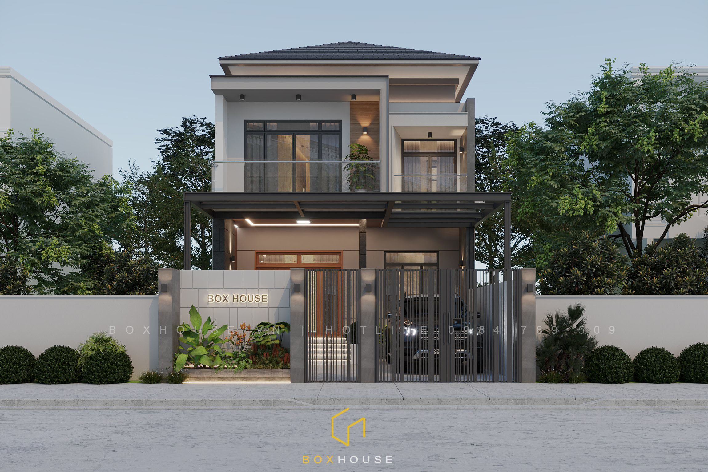 Thiết kế nhà phố hiện đại