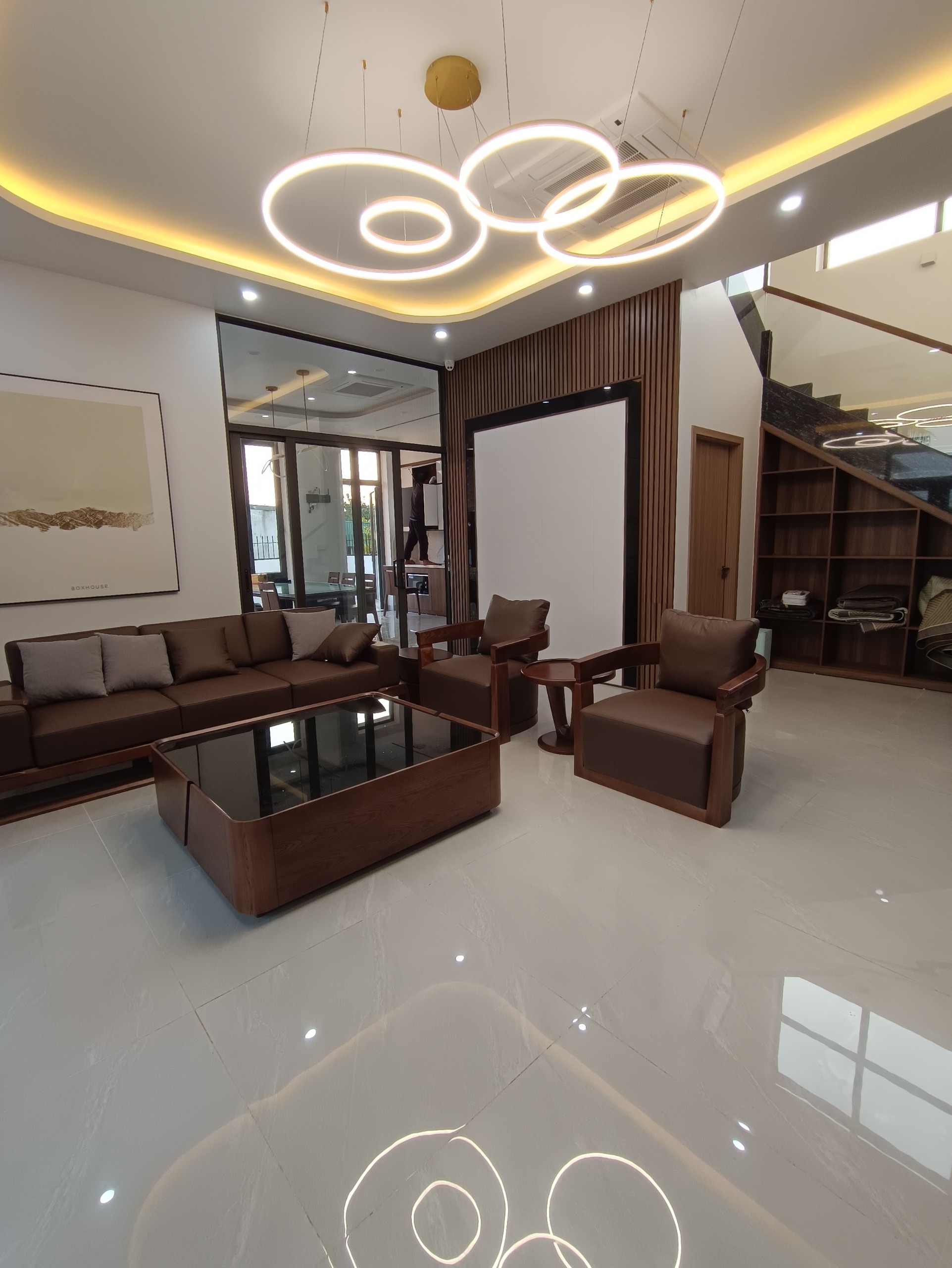 Nội thất phòng khách được thi công trọn gói tại Thanh Hóa