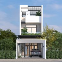 Nhà phố 3 tầng tại Hoằng Hóa - Thanh Hóa với phong cách hiện đại