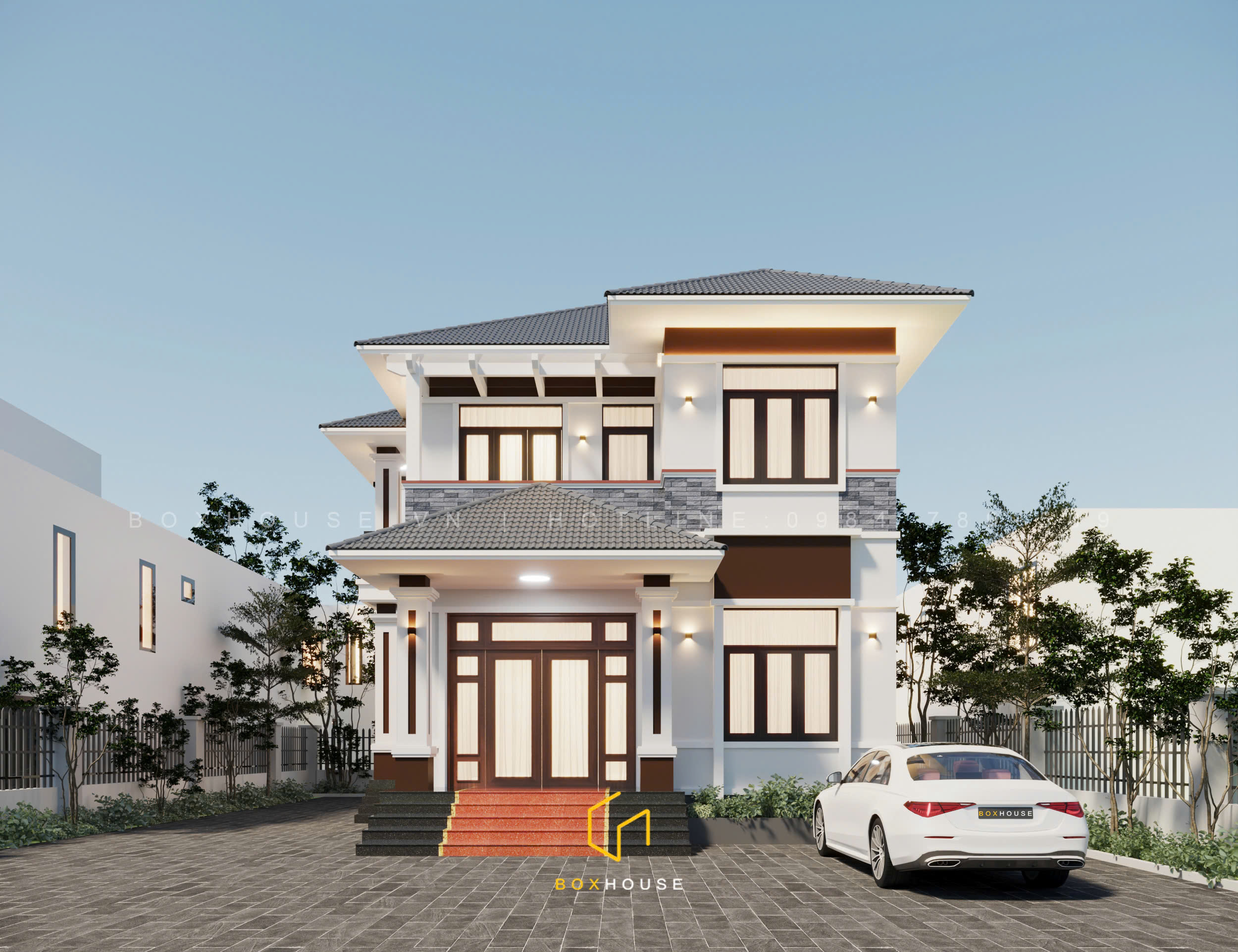 thi công trọn gói nhà vườn tại Nông Cống
